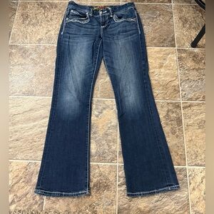 Maurices Dark Blue Flare Jeans